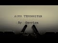 ASMR Writing An Historical Letter With A Typewriter
