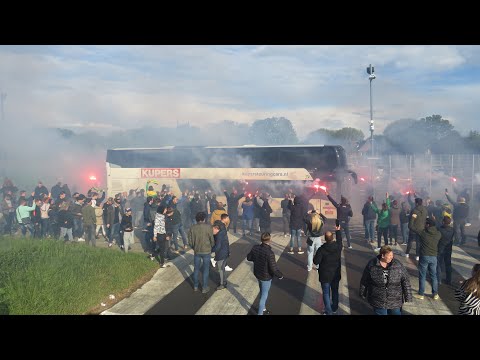 Onthaal spelersbus na seizoenseinde 2020 - 2021 - tvLB03