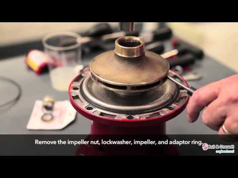 Xylem Bell & Gossett Series 60 Pump Maintenance: Part 3 (Removing the Bearing Assembly and Impeller)