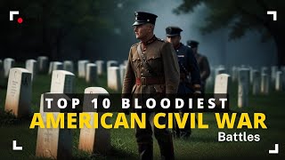 Top 10 Bloodiest American Civil War Battles #CivilWarBattles #AmericanHistory
