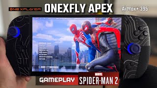 Onexplayer Apex Spider-Man 2 Gameplay (AMD 395 + 8060s)