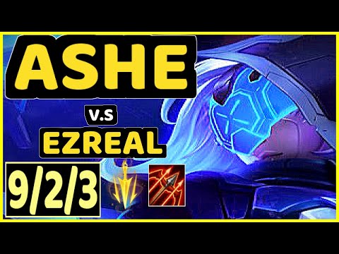 CODY SUN (ASHE) vs EZREAL - 9/2/3 KDA BOTTOM ADC CHALLENGER GAMEPLAY - NA