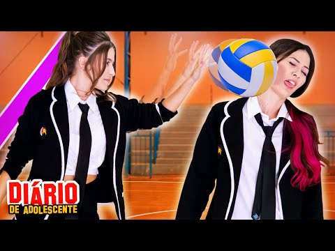 MALOUCOS EM: BRIGA DAS RIVAIS NA AULA DE QUEIMADA -  ! EP 4 - Diário de Adolescente