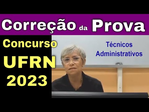Concurso #UFRN 2023 - Correção da Prova de Português | #Comperve | @ProfessoraAliete