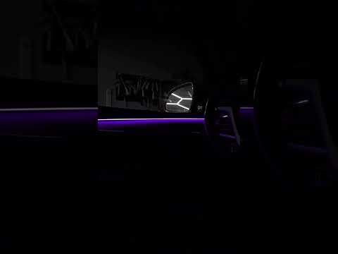 Installing ambient lighting in a BMW x5 f15 #bmw #f15 #installation