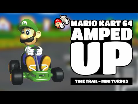 Mario Kart 64: Amped Up (v2.95) - Time Trail Target Zones | Mario Kart 64 Amped Up #mariokart