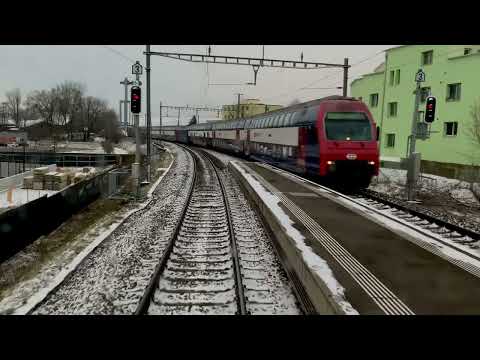 Führerstandsmitfahrt S-Bahn Zürich S15 Niederweningen - Zürich HB