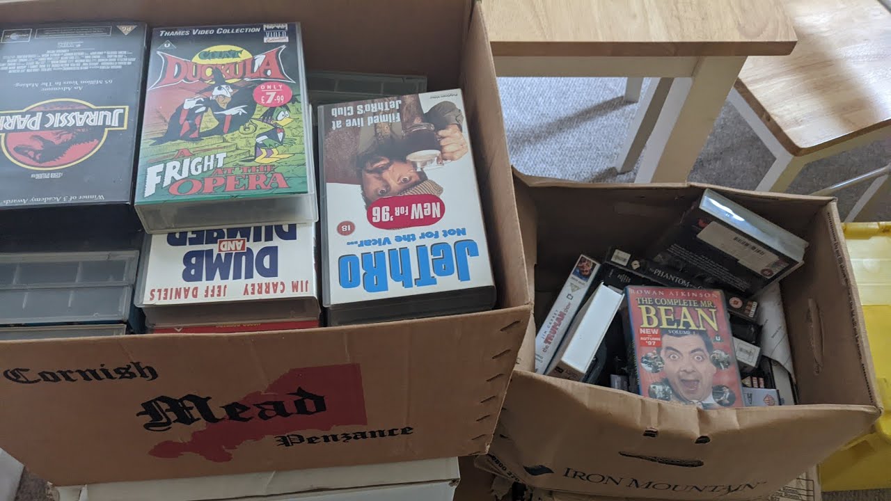 Massive Haul VHS Tape Pickups January 2nd 2022 from IG livestream
