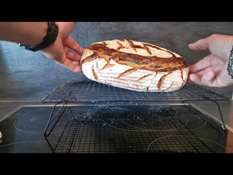 Sauerteigbrot backen mit Albert#food #shortvideo #bread #sourdough #shorts #fyp #viral #viralshorts