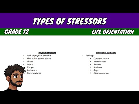 Types of Stressors | Grade 12 LO