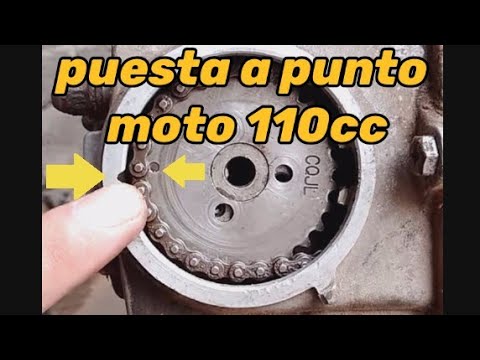 PUESTA A PUNTO MOTOR moto 110cc leva muy fácil y rápido