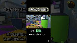 デカライン高架下の抑えのポジションを言語化【スプラ3】【スプラトゥーン3】#splatoon3 #立ち回り #shorts