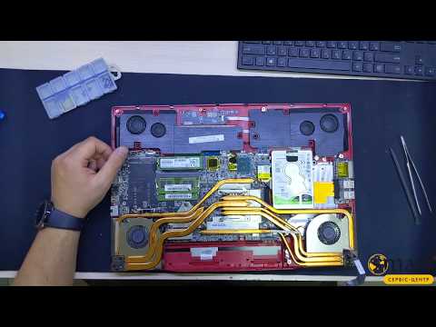 Чистка ноутбука MSI GP73 Leopard (MS-17C5)