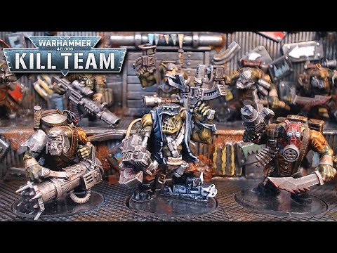 Warhammer 40k Kill Team Display Diorama - Ork Kommandos