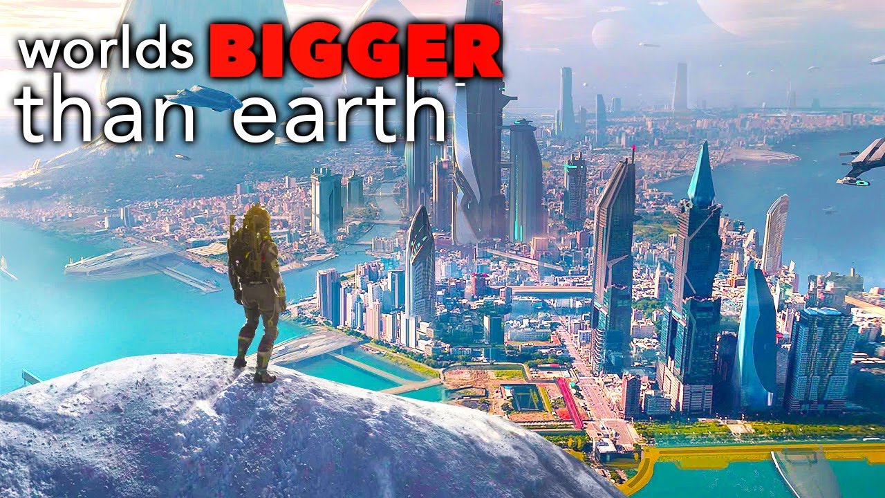 5 Game Worlds BIGGER Than Planet Earth