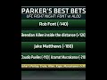 ? Ian Parker’s best bets for #UFCVegas44 ? | #Shorts