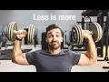 I Cut My Training By 70 And Got Better Results