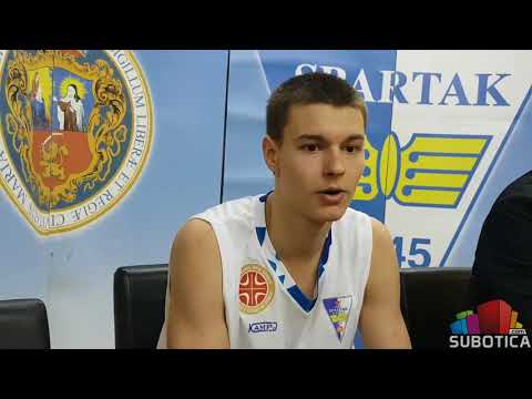 Konferencija za medije posle meča 20. kola KLS između Spartaka i Mladosti