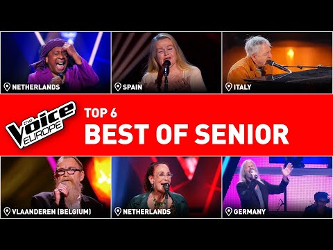 The BEST SENIOR Blind Auditions in The Voice! 👵👴 | TOP 6