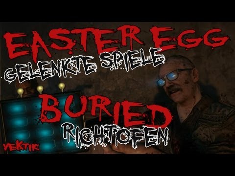 Buried | Richtofen Easter Egg "Mined Games/Gelenkte Spiele" KOMPLETT (German) [HD]