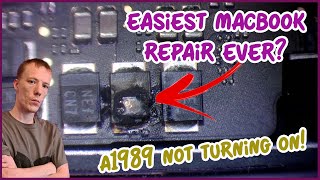 The Easiest Repair I've Ever Done! This $2 Part Stopped A $1000 Laptop From Turning On...
