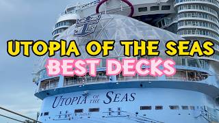 Utopia of the Seas Tour | Best Decks + Free Food (Deck 4–8 & 15)