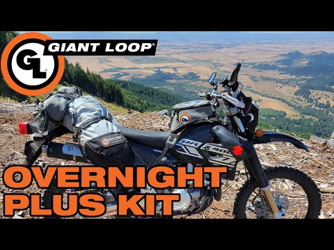 Giant Loop Overnight Plus Kit: All-in-One Dirt Bike/Dual Sport Motorcycle Soft Luggage Solution