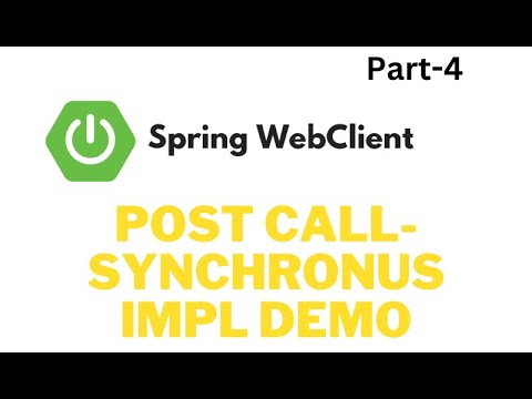 Web Client Post Example | Spring Boot Web Client Tutorials | Call External API with WebClient demo