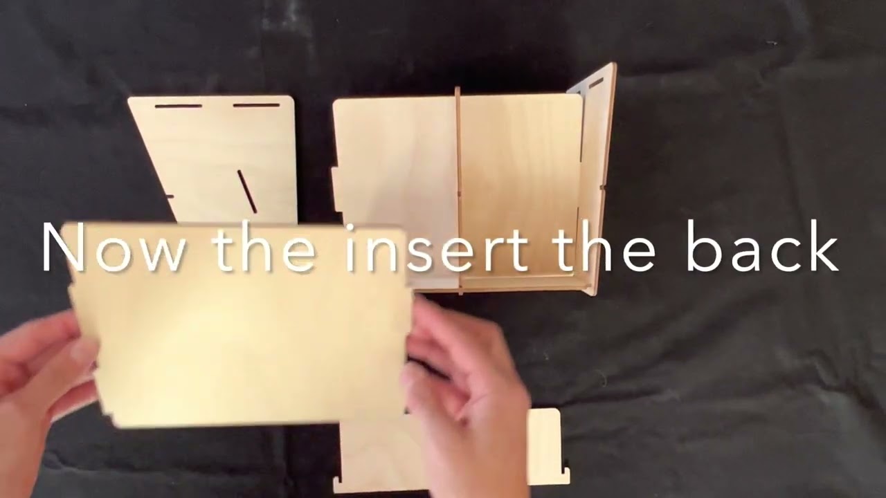 Assembling the Hello! Loom display