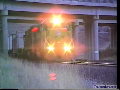 Classic Railroad Series 871 - Chasing Chessie 6061 in Idaho 3-15-1995 Part 3