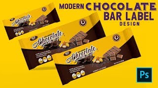 Product Packaging Design (Chocolate Bar) - Photosh