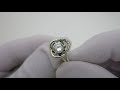 Відео огляд Срібна каблучка 161кю