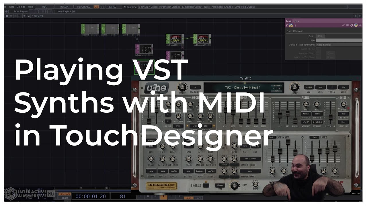 vst plugin like in a DAW - Beginners - TouchDesigner forum