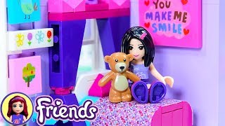 Lego Friends Little Emma&#39;s Toddler Room - Girls Bedroom Renovation Custom DIY Craft
