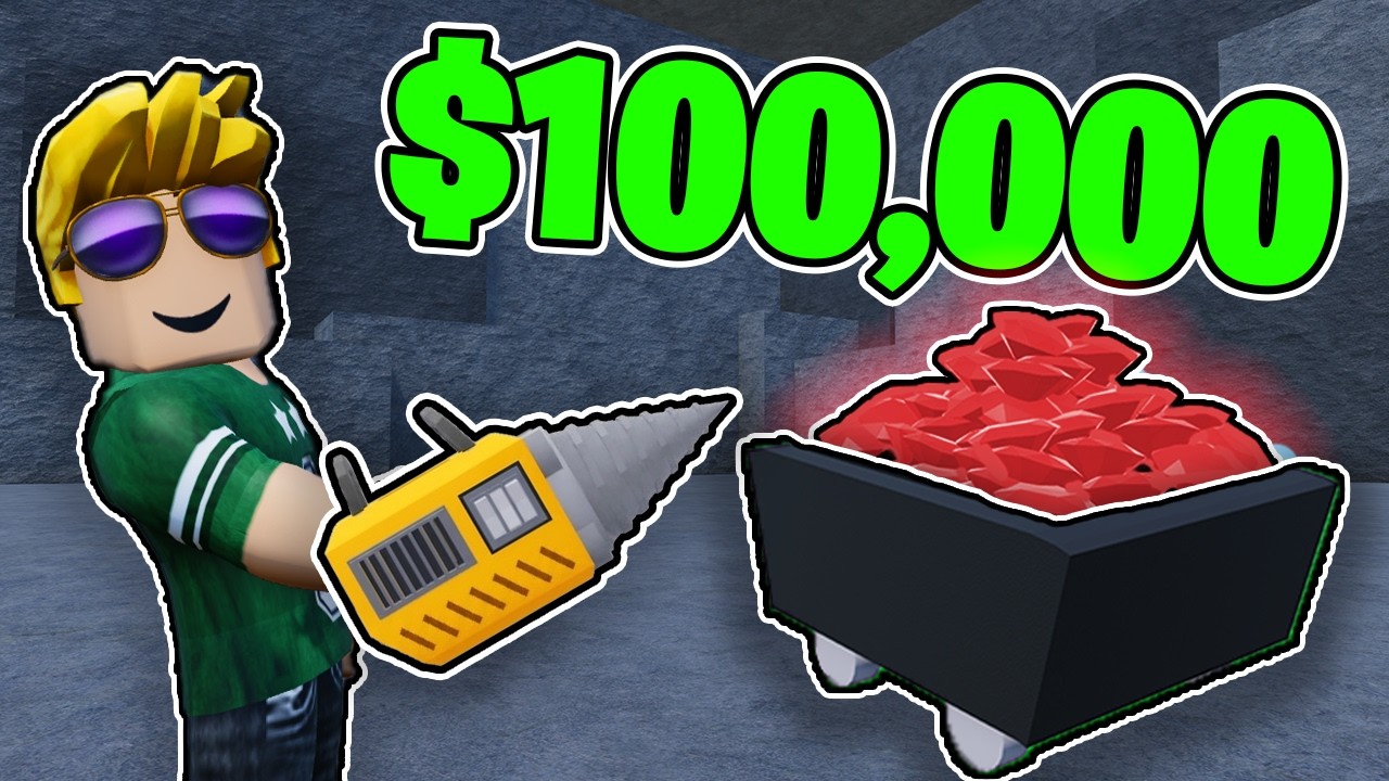 I Earned $100,000 MINING ORES in Refinery Caves 2 | Roblox