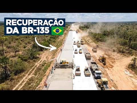 BR 135 - The incredible restoration of Maranhão's first concrete highway.
