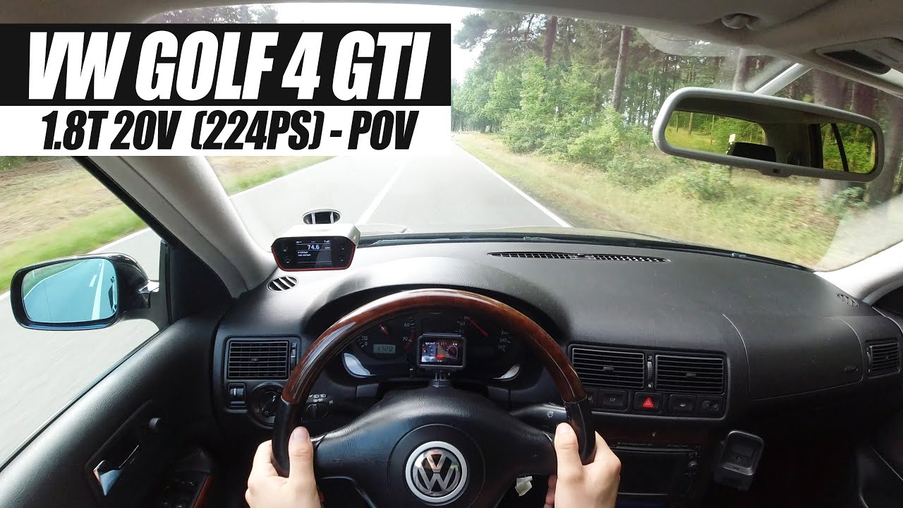 VW Golf 4 GTI 1.8T 20V (224PS) | POV test drive
