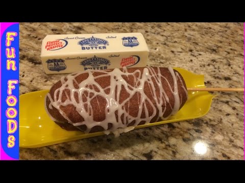 Deep Fried Butter on a Stick | How to Make Deep Fried Butter on a Stick Like at Fairs