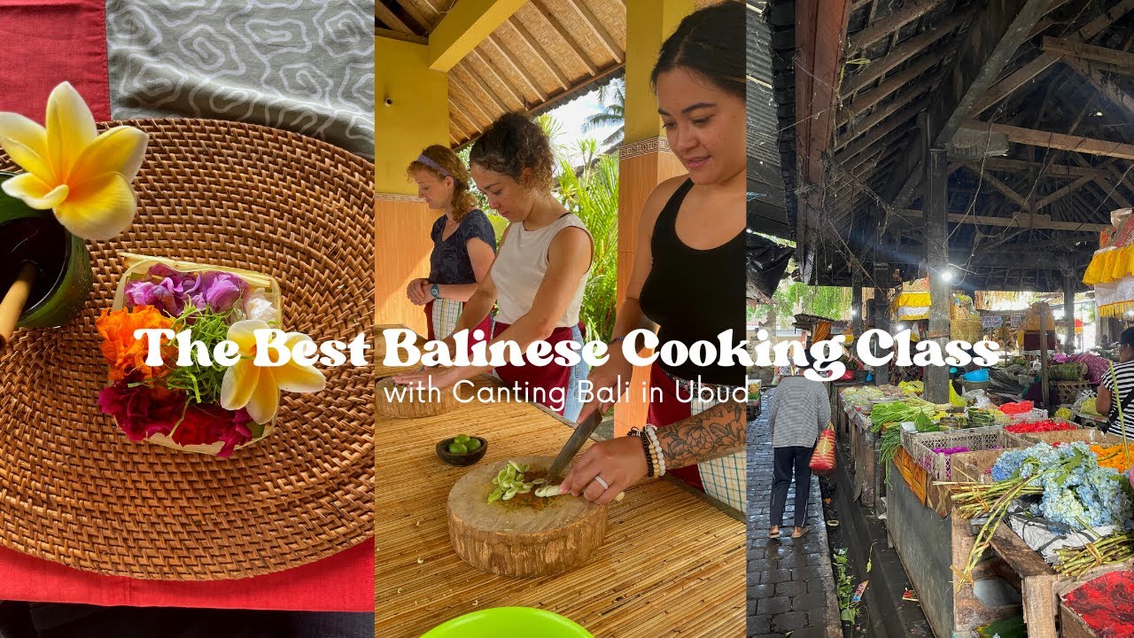 A traveler participates in Balinese Cooking Class in this video.