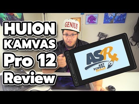 Grafinė planšetė HUION Kamvas Pro 12 video