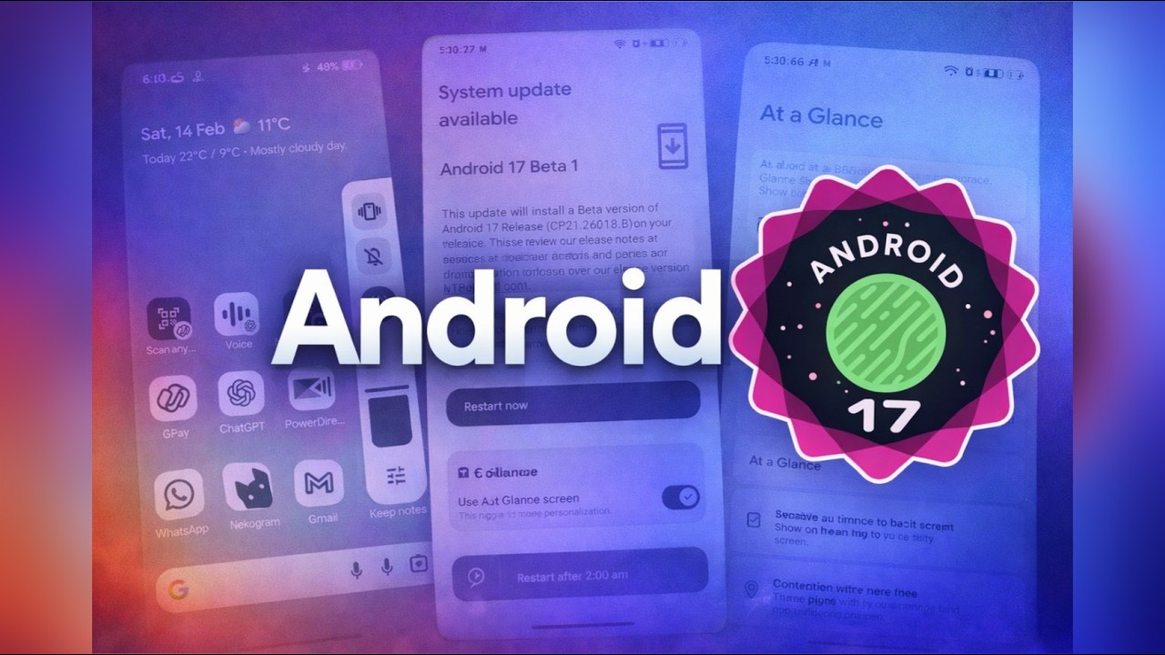 Finally Android 17 Beta 1 is Here! 🔥 What’s New? Full Breakdown & Changes! 🚀
