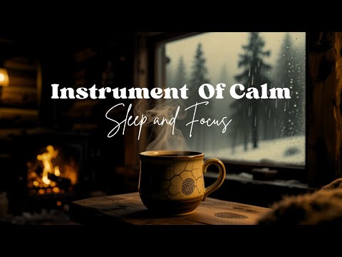 Winter Coffee Shop Jazz — Study Music — Relaxing Smooth Jazz with Fireplace Sounds for Study & Sleep