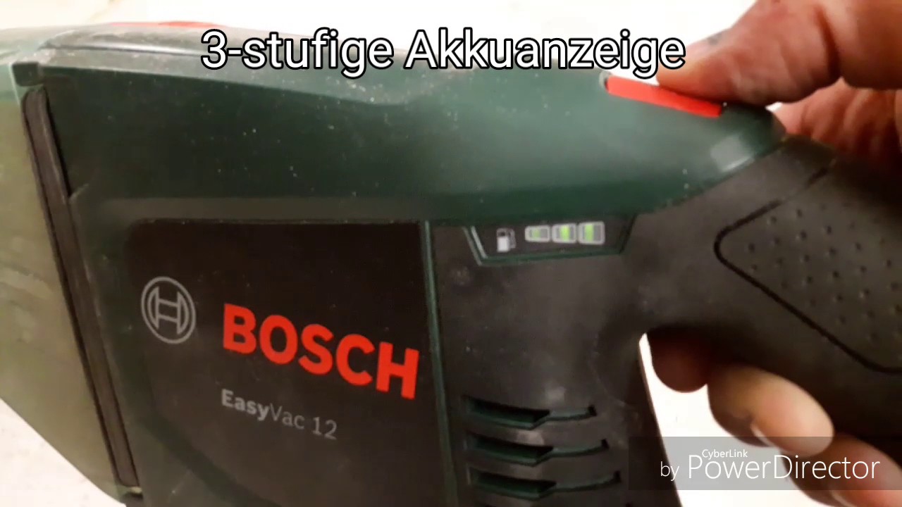 Bosch Aspirateur à main sans fil EasyVac 12 Kit Vert