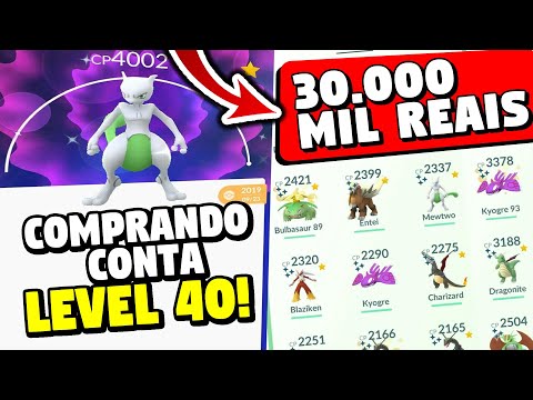 VALE A PENA? Compra e Venda de conta Pokemon Go! A conta pokemon MAIS CARA do mundo!