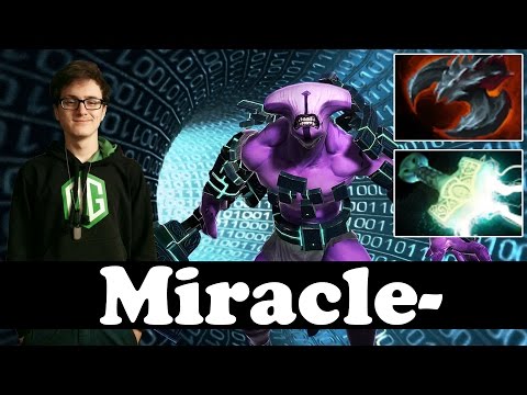 Miracle- 9000MMR Plays Faceless Void WITH SATANIC AND MJOLNIR - Dota 2
