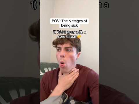 POV: The 6 stages of being sick 🤧