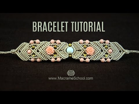 Spiral Macrame Patterns DIY Macrame Spiral Bracelets