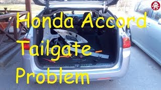 Honda Accord Tailgate problem / Tailgate won