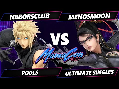 MomoCon 2024 - N8borsclub (Cloud) Vs. MenosMoon (Olimar, Bayonetta) Smash Ultimate - SSBU