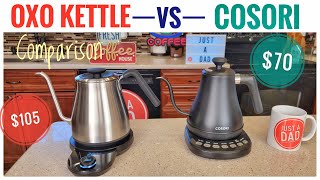 OXO vs COSORI Gooseneck Electric Kettle Comparison Pour Over